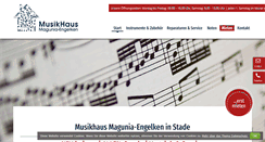 Desktop Screenshot of musikhaus-magunia.de